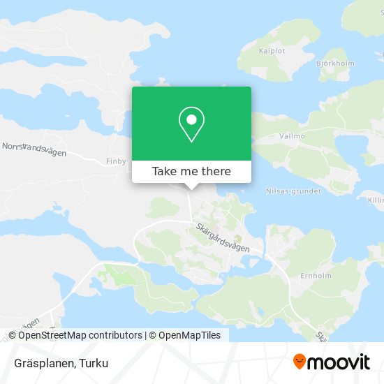 How to get to Gräsplanen in Nauvo by Bus?