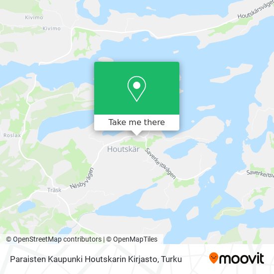 Paraisten Kaupunki Houtskarin Kirjasto map