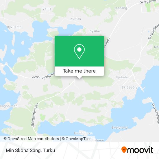 Min Sköna Säng map