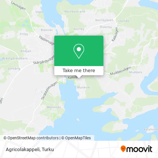 Agricolakappeli map