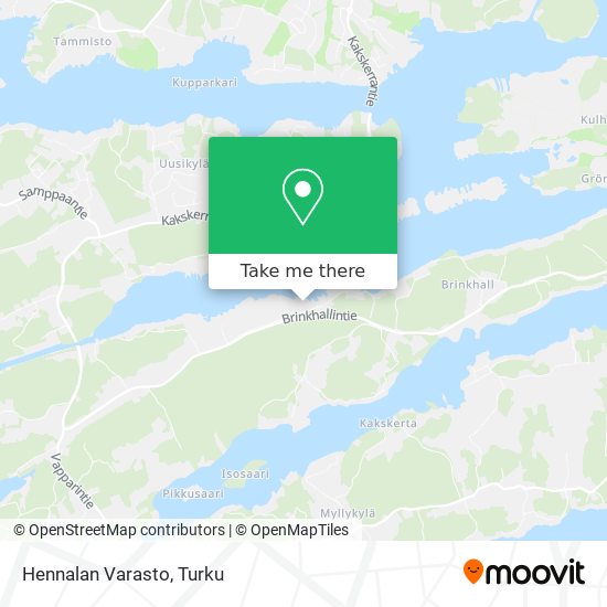 Hennalan Varasto map