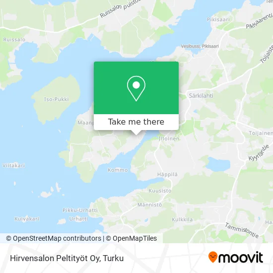 Hirvensalon Peltityöt Oy map