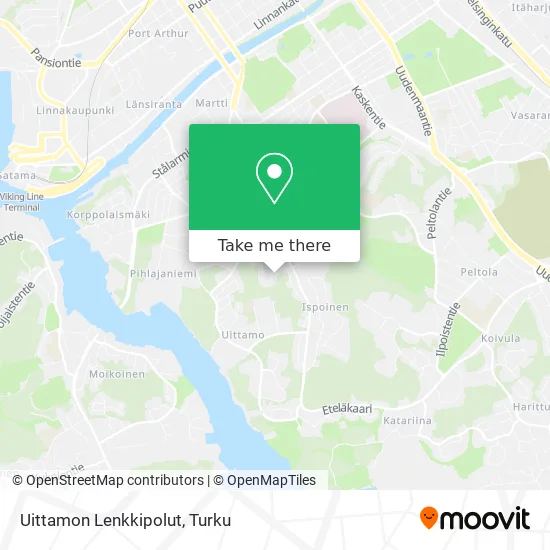 Uittamon Lenkkipolut map