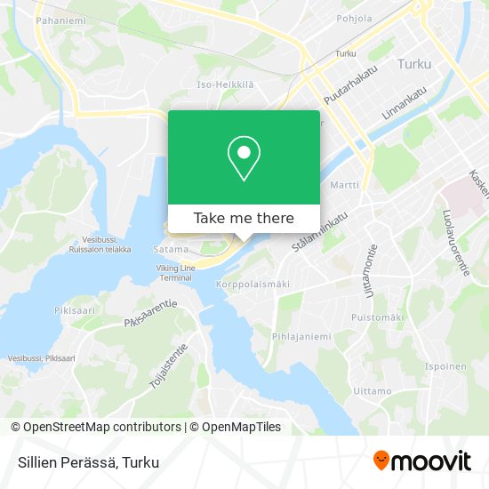 Sillien Perässä map