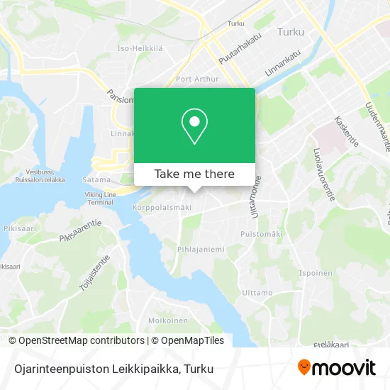 Ojarinteenpuiston Leikkipaikka map