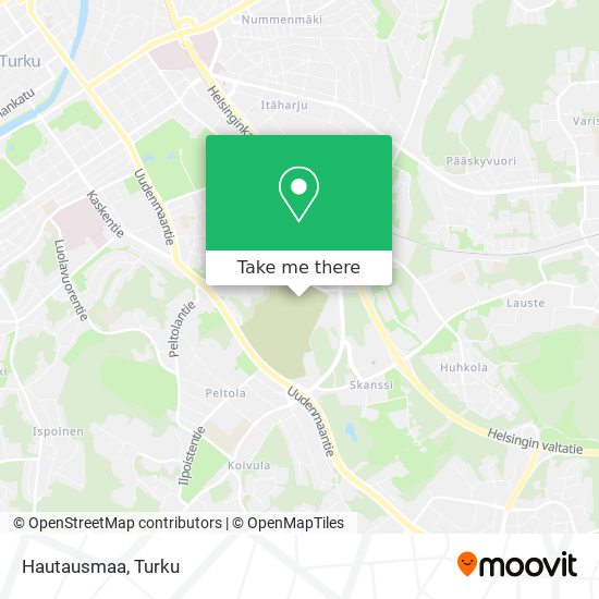 How to get to Hautausmaa in Turku by Bus?