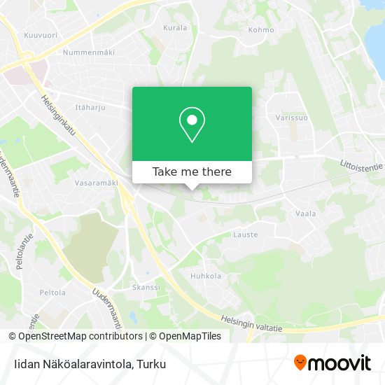 Iidan Näköalaravintola map