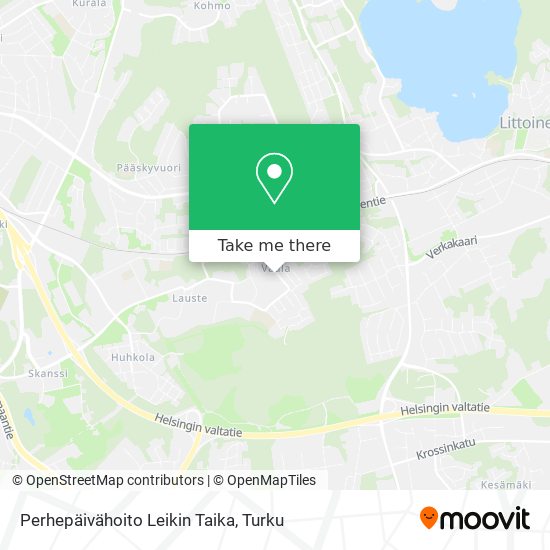 Perhepäivähoito Leikin Taika map