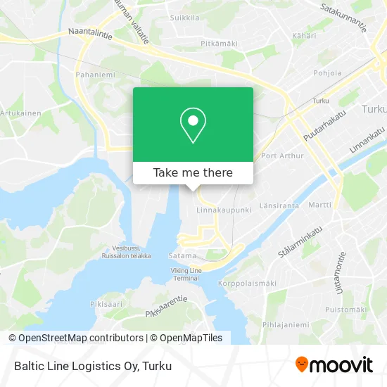 Baltic Line Logistics Oy map