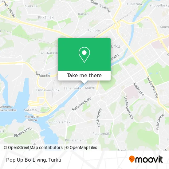 Pop Up Bo-Living map