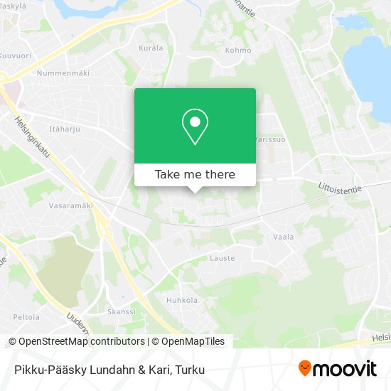 Pikku-Pääsky Lundahn & Kari map