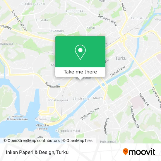 Inkan Paperi & Design map