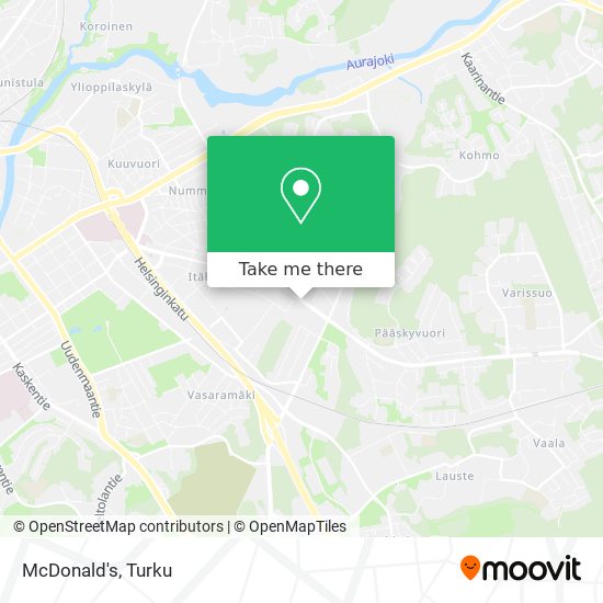 McDonald's map