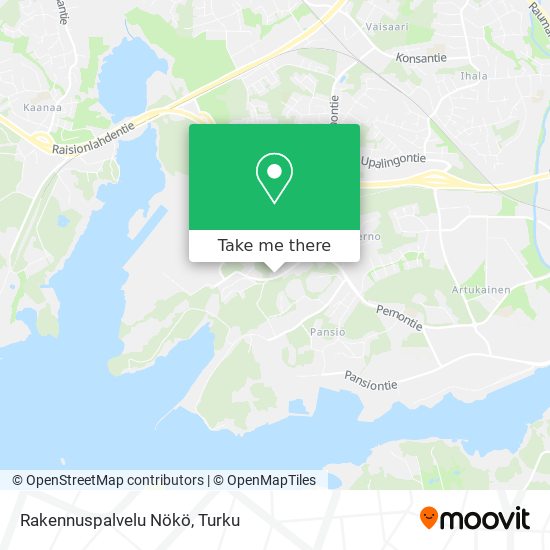 Rakennuspalvelu Nökö map