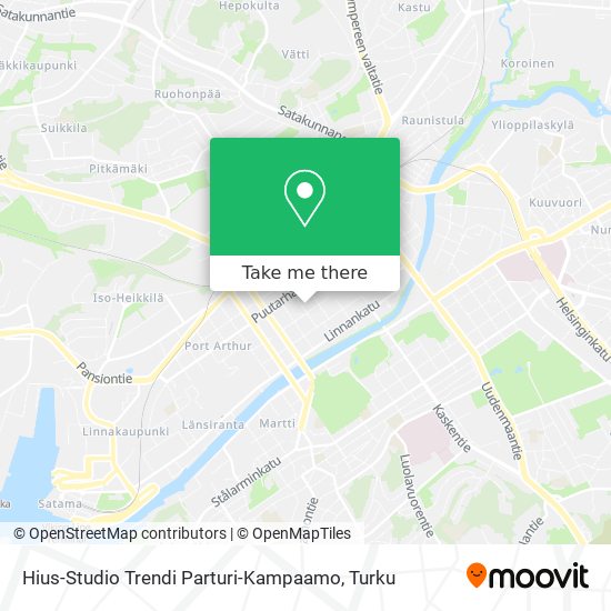 Hius-Studio Trendi Parturi-Kampaamo map