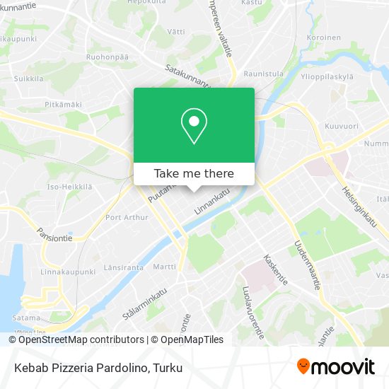 Kebab Pizzeria Pardolino map