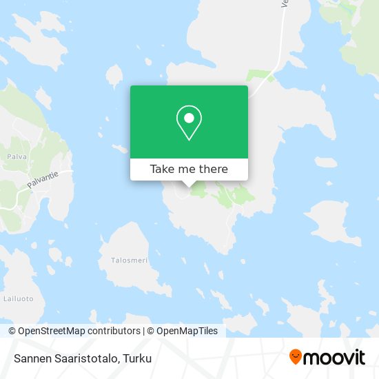 Sannen Saaristotalo map