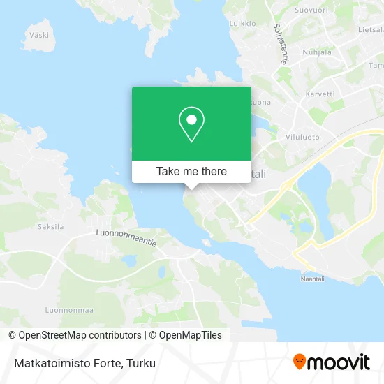 Matkatoimisto Forte map