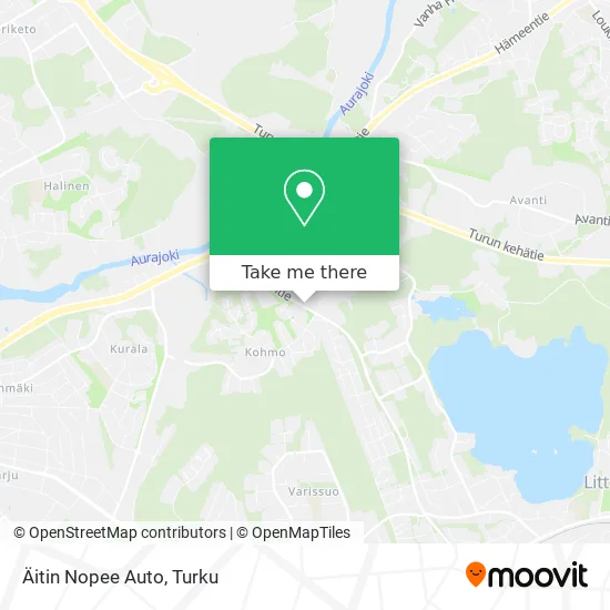 Äitin Nopee Auto map