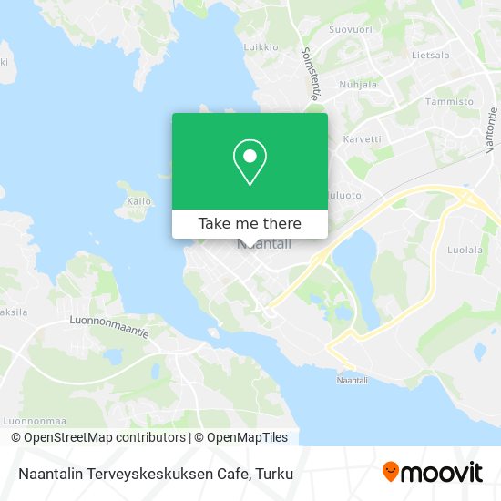 Naantalin Terveyskeskuksen Cafe map