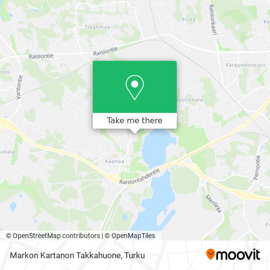 Markon Kartanon Takkahuone map
