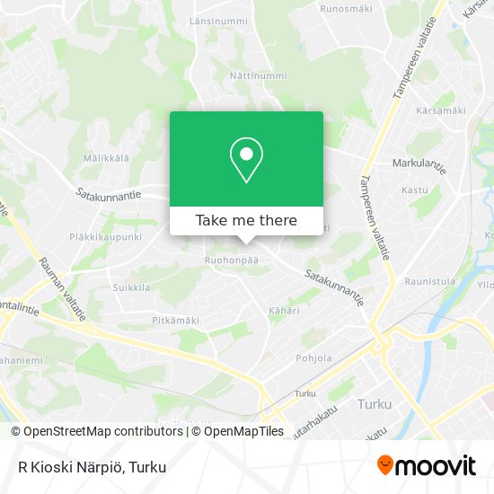R Kioski Närpiö map