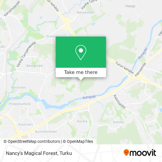 Nancy's Magical Forest map