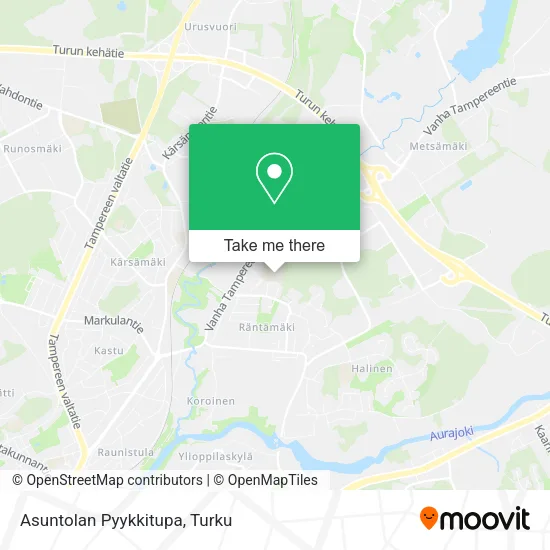Asuntolan Pyykkitupa map