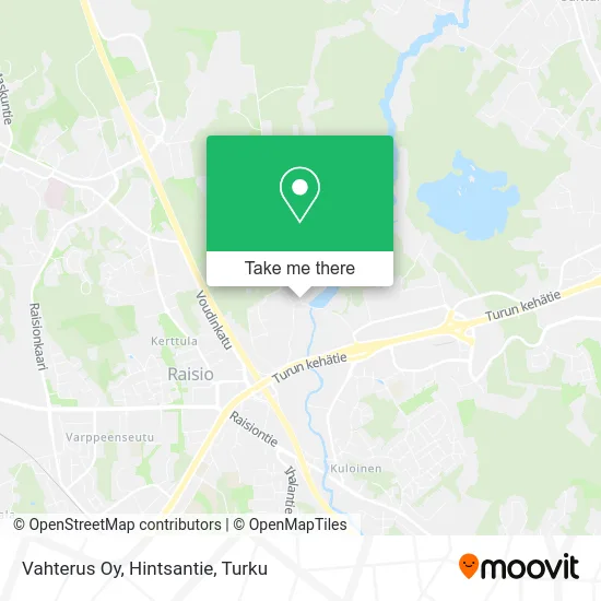 Vahterus Oy, Hintsantie map