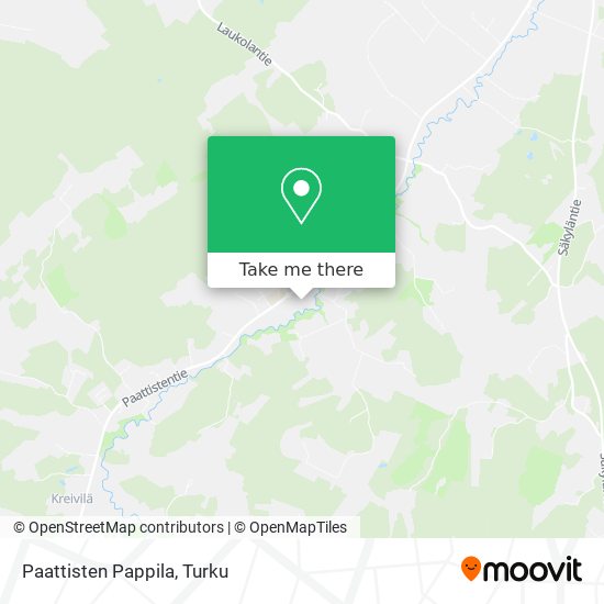 Paattisten Pappila map