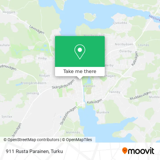 911 Rusta Parainen map