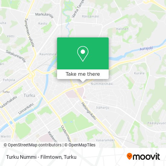 Turku Nummi - Filmtown map