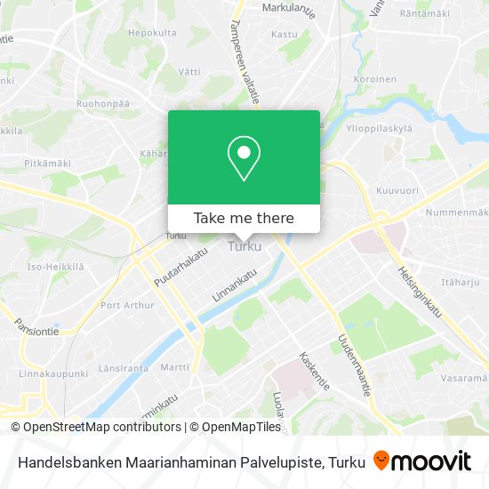 Handelsbanken Maarianhaminan Palvelupiste map