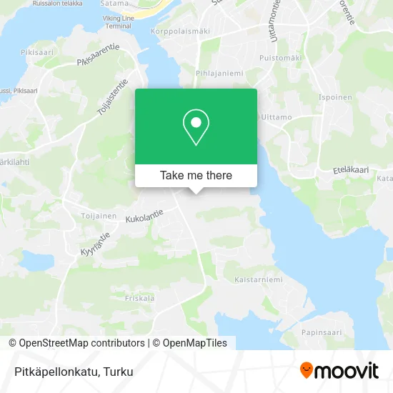 Pitkäpellonkatu map
