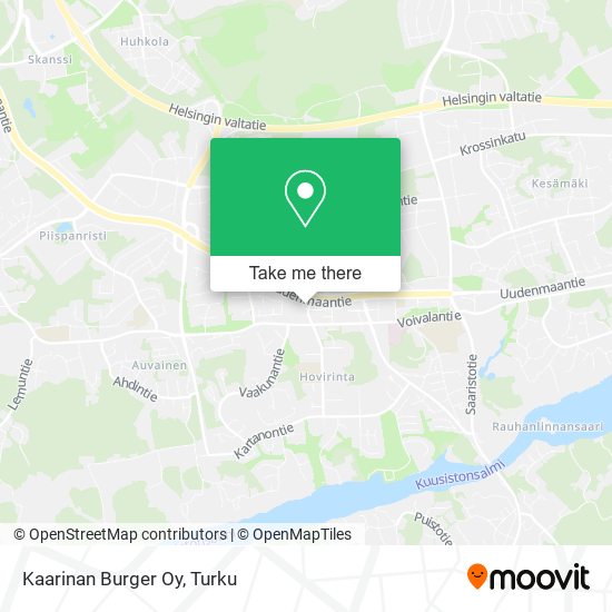 Kaarinan Burger Oy map