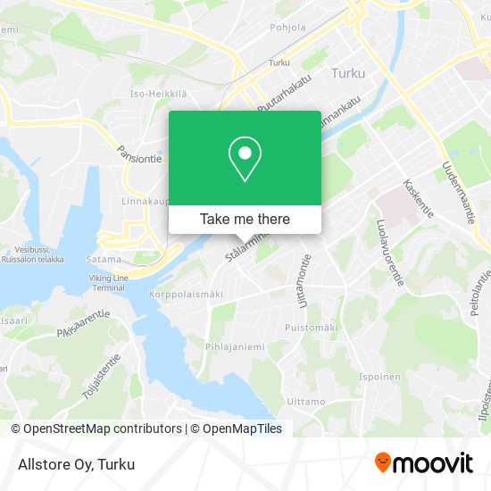Allstore Oy map