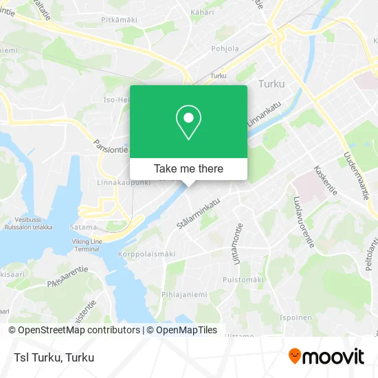Tsl Turku map