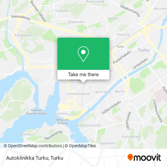 Autoklinikka Turku map