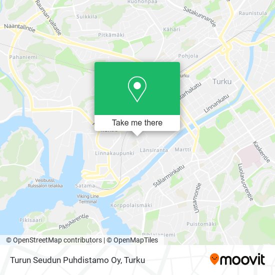 Turun Seudun Puhdistamo Oy map