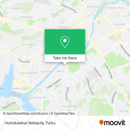 Hoitokeskus Neliapila map