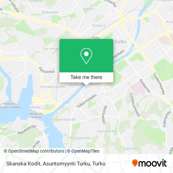 Skanska Kodit, Asuntomyynti Turku map