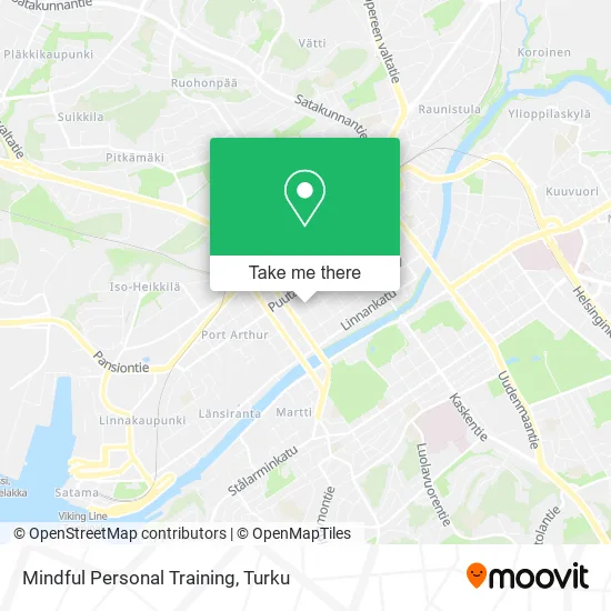 Mindful Personal Training map