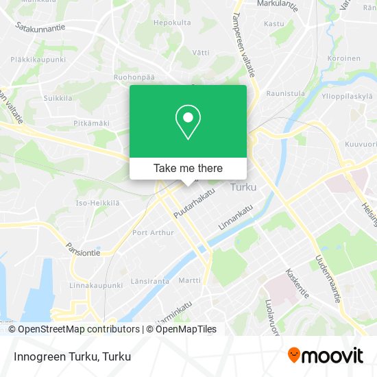 Innogreen Turku map