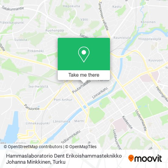 Hammaslaboratorio Dent Erikoishammasteknikko Johanna Minkkinen map