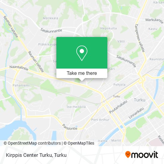 Kirppis Center Turku map