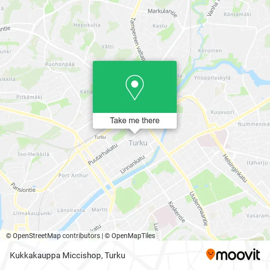 Kukkakauppa Miccishop map