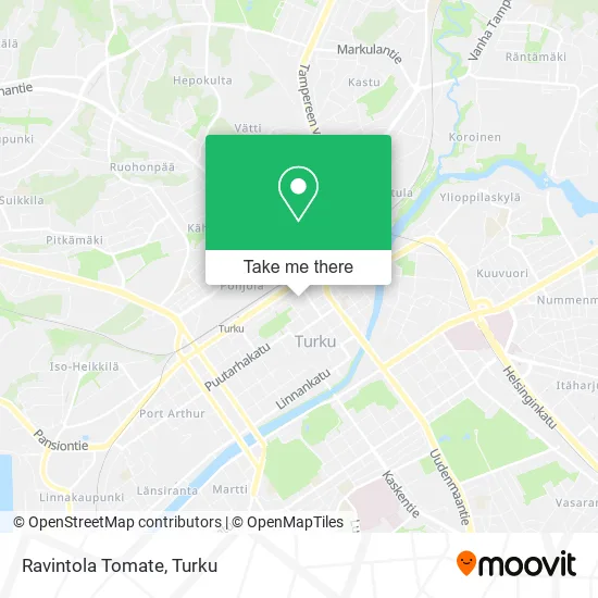 Ravintola Tomate map