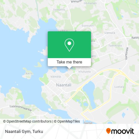 Naantali Gym map