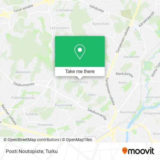 Posti Noutopiste map