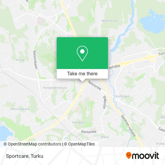 Sportcare map